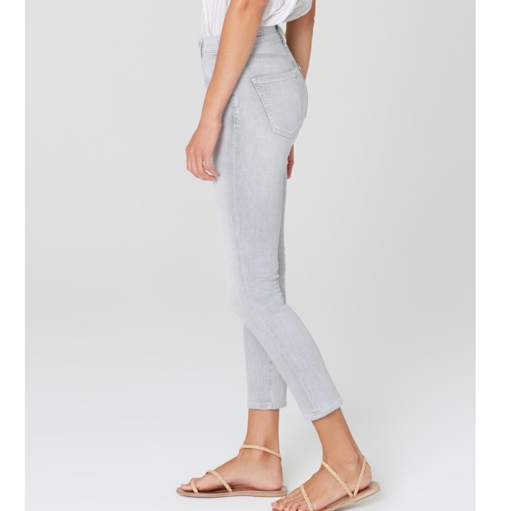 Citizens of Humanity Rocket Crop in Phantom Gray High Rise Skinny Jeans - 28